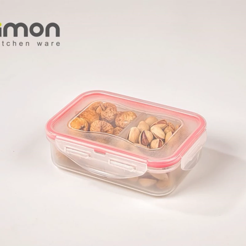 ظرف فریزری مستطیل دو خانه لیمون