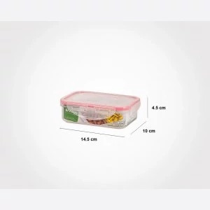 ظرف فریزری مستطیل دو خانه لیمون