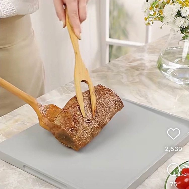 تخته برش دو طرفه ی شیب دار لیمون