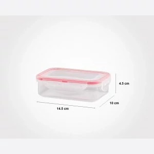 ظرف فریزری مستطیل 400 میلی لیتر لیمون
